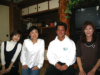 丸銀釣りセンター 城島選手と有働由美子さん