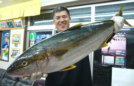 丸銀釣りセンター プロ野球選手の城島さん